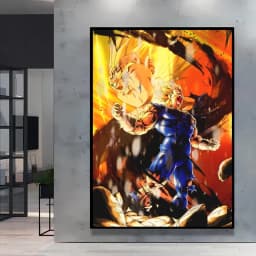 Canvas Wall Art Goku Cuadros Best Gifts Dragon Ball Classic Poster Home Living Room Hanging Modular Painting Kid Action Figures