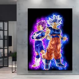 Canvas Wall Art Goku Cuadros Best Gifts Dragon Ball Classic Poster Home Living Room Hanging Modular Painting Kid Action Figures
