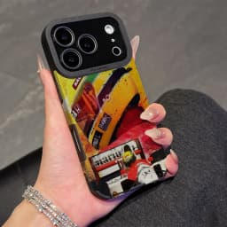 Hot Sheepskin Leather Phone Case For A-Ayrton S-Senna iPhone 17 16 16e Air 15 14 13 12 11 Pro XS Plus Max X XR Camera Protect
