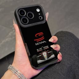 Hot Sheepskin Leather Phone Case For A-Ayrton S-Senna iPhone 17 16 16e Air 15 14 13 12 11 Pro XS Plus Max X XR Camera Protect