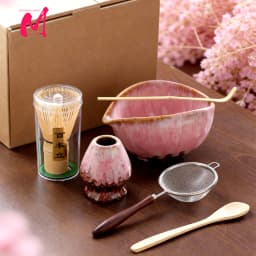 6PCS Japanese Matcha Tea Set Matcha Bowl Bamboo Matcha Whisk and Tea Scoop for Tea Lovers Gifts Tea-making Tools Accessories