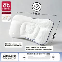 AIBEDILA Baby Pillows for Newborns Neck Pillow Newborn Baby Things Children's Orthopedic Travel Pillow Bedding Mother Kids Items