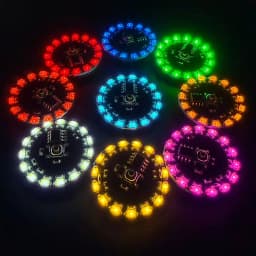 16Modes Flow Light KEY Control TYPEC/battery Powered LED Sequential lamp Rotational, breathing, flashlight Model Lighting Effect