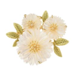 New Romantic Daisy Brooches Fashion Flower Shape Lapel Pin For Women Party Jewelry Banquet Clothing Decor Accessories Gifts