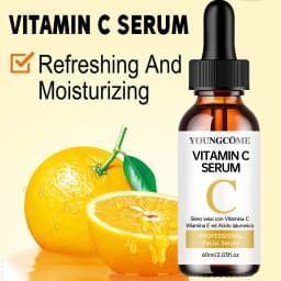 Vitamin C Facial Essence with Hyaluronic Acid - Brightening Moisturizing Repair Serum for Face Care