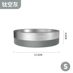 Super Design Stainless Steel Pet Bowl, Cat Bowl, Large-Diameter Dog Bowl, Dog Basin, Anti-Knock Slow Food Bowl