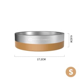 Super Design Stainless Steel Pet Bowl, Cat Bowl, Large-Diameter Dog Bowl, Dog Basin, Anti-Knock Slow Food Bowl