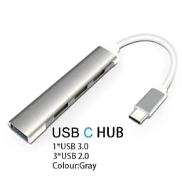 USB 3.0 Hub For Laptop Adapter PC Computer PD Charge Dock Station RJ45 HDMI-compatible TF/SD Card Notebook Type-C Splitter