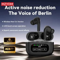 YX30 TWS Wireless Earbuds LED Touch Control Bluetooth 5.4 In-Ear Sport Headphones ENC Noise Cancelling With Mic