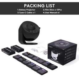 Planetarium Projector Galaxy Projector Star Projector 13 Sheets Of Film Meet Fantasy of Starry Sky Extreme Romantic For Bedroom