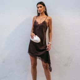 MUJER Lace Slip Mini Dress Women Satin Backless Summer Dress Woman Asymmetric Party Women's Dress Sexy Beach Dresses for Women