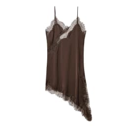 MUJER Lace Slip Mini Dress Women Satin Backless Summer Dress Woman Asymmetric Party Women's Dress Sexy Beach Dresses for Women