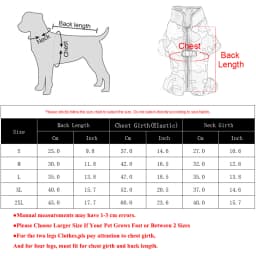 Waterproof Dog Jumpsuit Puppy Jacket For Small Dogs Coat With D-ring Winter Reflective Pet Overalls Camouflage Chihuahua Costume