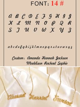 Custom Name Necklace Personalized Golden Choker Stainless Steel Necklaces For Women Man Customized Jewelry Couple Gift