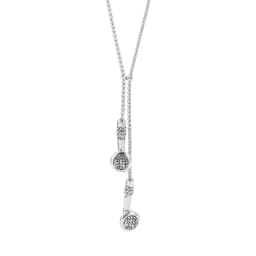 Fashion Necklace Hip-hop Kirsite Music Headphones Earbuds Pendant Metal Men Clothing Accessories Necklace