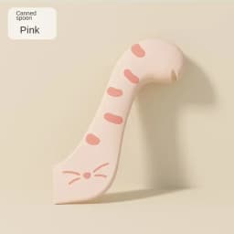 Pet Spoon Multifunctional Can Opener Wet Food Mixing Spoon Silicone Cat Can Sealing Cover Food Storage Dog Accessory New