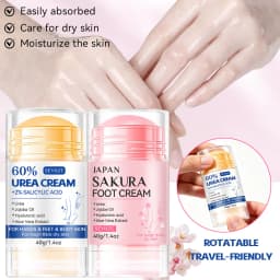 SEYHZE Hand & Foot Care Cream Enriched with shea butter, aloe vera, and urea. Provides 72-hour hydration, deeply nourishes and m