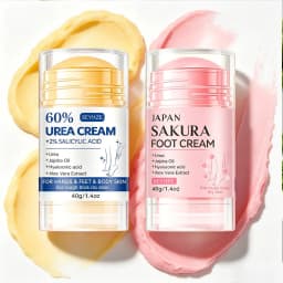 SEYHZE Hand & Foot Care Cream Enriched with shea butter, aloe vera, and urea. Provides 72-hour hydration, deeply nourishes and m