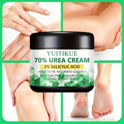 70 Urea 2% Salicylic Acid Foot Hand Cream Remove Dead Skin Soften Calluses Hydrate Chapped Dry Skin Fast Absorb Body Lotion