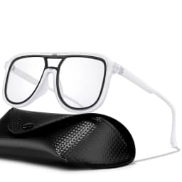 Men and Women's Photochromic Cycling Sunglasses with Case Outdoor Sports Cycling Fishing Hiking Glasses Unisex UV400 Eyewear
