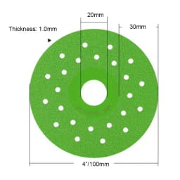 1-20Pc 4inch Tile Cutting Disc Super Thin Diamond Marble Saw Blade for Porcelain Ceramic Glass Granite Jade Grinding Wheel Disc