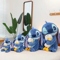 30-80cm Stitch Baby Hug Duck Doll Cloth Doll Pillow Stitch Internet Celebrity Plush Toy Cute Plush Toy Large Birthday Gift