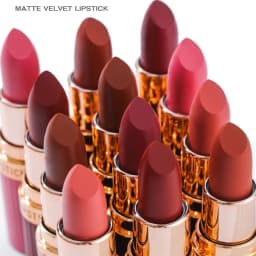 6 Colors Matte Waterproof Velvet Nude Lipstick Sexy Red Brown Pigments Long Lasting Profissional Makeup Cosmetics