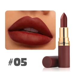 6 Colors Matte Waterproof Velvet Nude Lipstick Sexy Red Brown Pigments Long Lasting Profissional Makeup Cosmetics