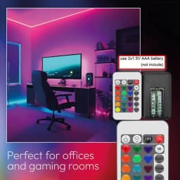 1 Roll of Low-Voltage 5V Flexible Rgb Color-Changing Neon Led Light Strip, USB Interface, with 24-Key Multi-Function Controller, Can Switch Light Colors and Adjust Light Brightness, Used for Gaming, Electric Car Decoration, House Bedroom Ceiling Wall DIY Decoration, Family Parties, Parent-Child Activities, Holiday Atmosphere, Music Stage, Ktv, and Other Decorations