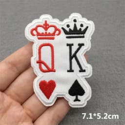 Punk Skull Embroidered Patches For Clothing Sticker Horror Patch Iron On Patches On Clothes DIY Sewing/Fusible Patch