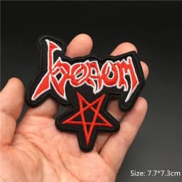 Band Rock Clothes Badges Iron On Patches Appliques Embroidered Music Punk Stripes for Clothes Jacket Jeans Diy Decoration