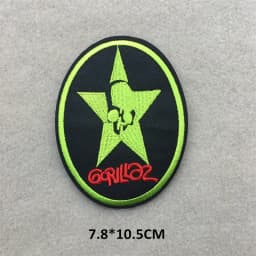 Band Rock Clothes Badges Iron On Patches Appliques Embroidered Music Punk Stripes for Clothes Jacket Jeans Diy Decoration