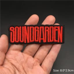 Band Rock Clothes Badges Iron On Patches Appliques Embroidered Music Punk Stripes for Clothes Jacket Jeans Diy Decoration