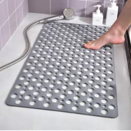 Bathroom Mat Anti-slip TPE Suction Grip Mat Non Slip Bathtub Strong Suction Anti-Mold Shower with Suction Cup Bathroom Product