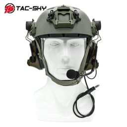 TAC -SKY COMTA II Tactical Headset With ARC Rail Adapter Hearing Protection Airsoft Headphone Noise-cancelling Shooting Earmuff
