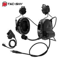 TAC -SKY COMTA II Tactical Headset With ARC Rail Adapter Hearing Protection Airsoft Headphone Noise-cancelling Shooting Earmuff