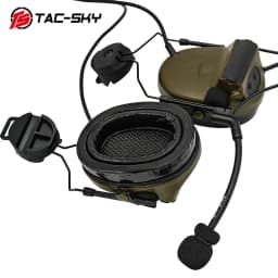 TAC -SKY COMTA II Tactical Headset With ARC Rail Adapter Hearing Protection Airsoft Headphone Noise-cancelling Shooting Earmuff