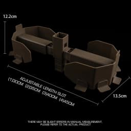 Tactical Display Stand Modular Component Hunting Combat Airsoft Belt Hanging Display Holder Adjustable Quick Mount Accessories