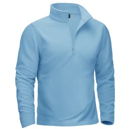 TACVASEN Turtleneck Fleece Sweatshirts Thermal Quarter-Zip Lightweight Pullovers Casual Warm Breathable Hiking Golf Sweaters