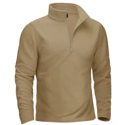 TACVASEN Turtleneck Fleece Sweatshirts Thermal Quarter-Zip Lightweight Pullovers Casual Warm Breathable Hiking Golf Sweaters