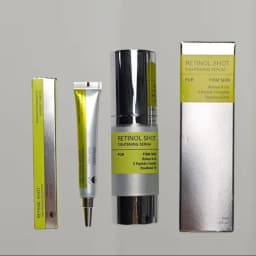 Retinol Eye Cream Set Gentle Repair Essence With Vitamin C Antiaging Treatment For Dark Circles Wrinkles Firming Under Eye Serum