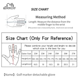 GVOVLVF Golf Gloves Genuine Sheepskin Leather Men Non-slip Soft Fabric Breathable Comfortable Fitting For Golfers
