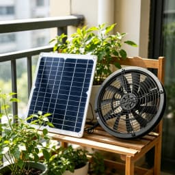 Solar fan Solar Charger Exhaust Fan Ventilator Solar Panel Powered Fan Air Extractor for Dog Chicken House RV Greenhouse Shed