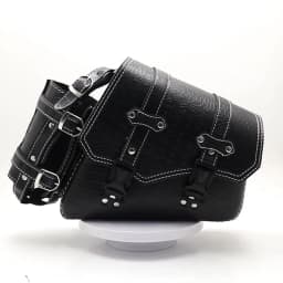 Motorcycle Swing Arm Bags Swingarm Bag Waterproof Saddlebag for Softail Standard Dyna Low Rider Sport Glide Left Side Solo Bags