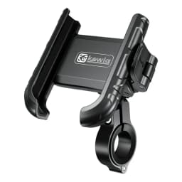 Aluminum Motorcycle USB Phone Holder Handlebar Rear-View Mirror Mount Charger with USB C Fast Charge Port for 5.4"-7.2" Phones