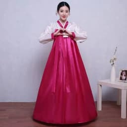 Traditional Hanbok for Women Korean Costume Minority Palace Performance Court Clothes Flower New Year Wedding Party Dance Dress