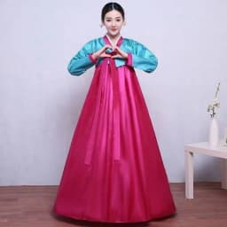 Traditional Hanbok for Women Korean Costume Minority Palace Performance Court Clothes Flower New Year Wedding Party Dance Dress