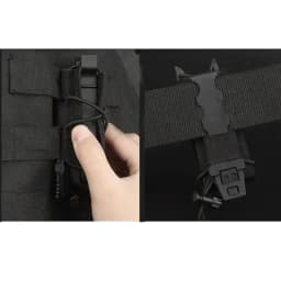 Tactical Magazine Pouch 9MM Pistol Single Mag Bag Molle Flashlight Pouches Torch Holder Hunting Knife Holster Shooting Airsoft