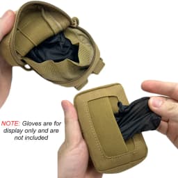 Latex Disposable Glove Pouch Nylon Duty Belt Gloves Pouch EMT Bag Molle Accessory Pouch Tactical Hunting Bag Accessories