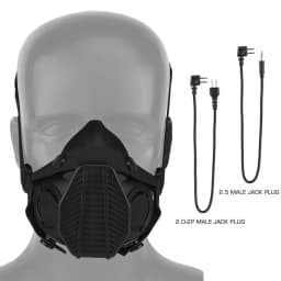 Special Tactical Respirator Gas Mask Communication Version Outdoor Hunting Combat Airsoft Half Face Mask Halloween Cosplay Props